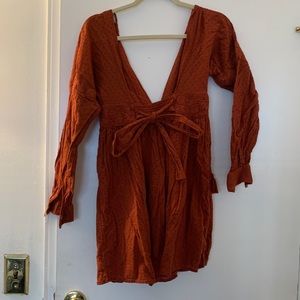 Free People backless dress